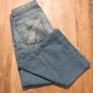 7 for all Mankind wide flare jeans